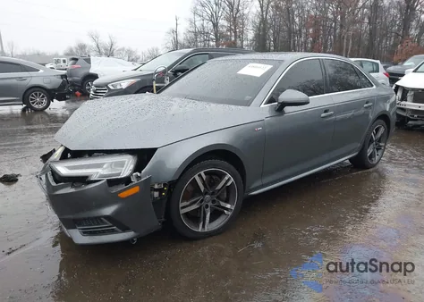 2018 Audi A4 2.0T Premium/2.0T Tech Premium from USA, damaged, VIN WAUENAF46JN007799